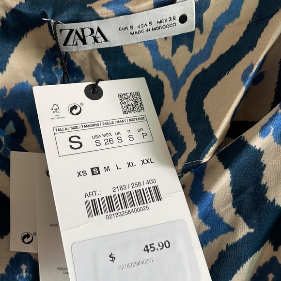 NWT Zara Pants and Top Set made in Morocco - Picture 3 of 11